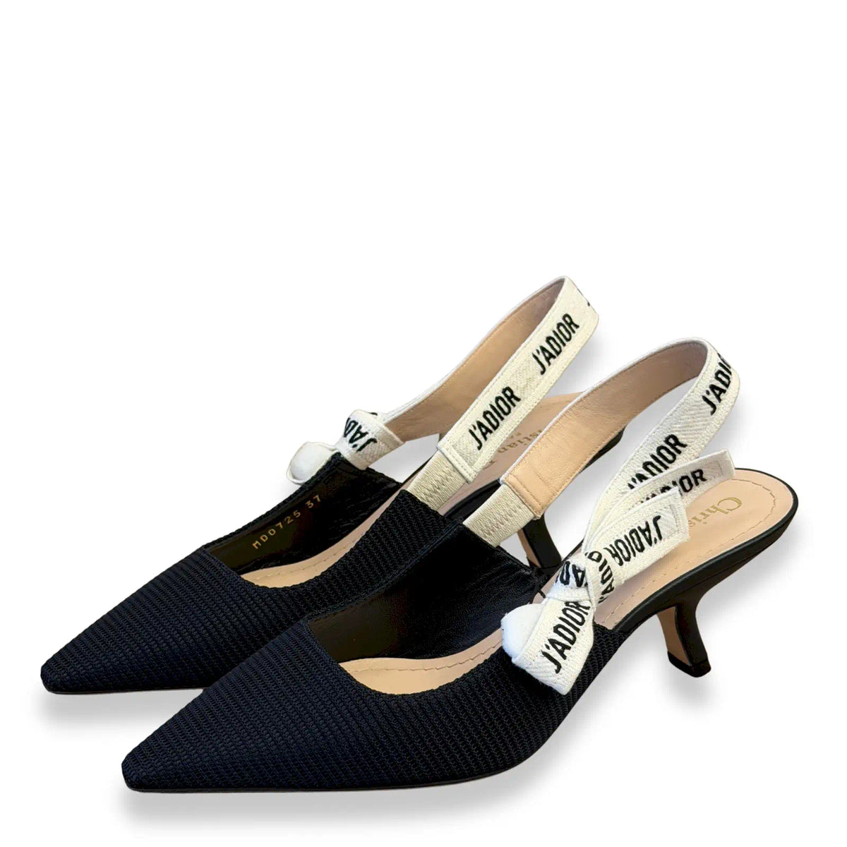 DIOR BLACK J’ADIOR SLINGBACK PUMPS