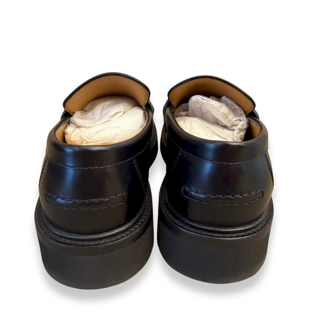 DIOR BLACK LEATHER LOAFERS