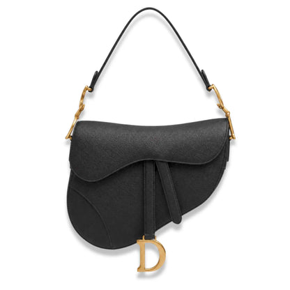 DIOR BLACK SADDLE BAG