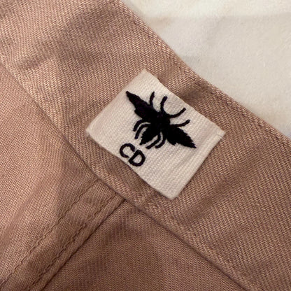 DIOR CAMEL COTTON TROUSERS