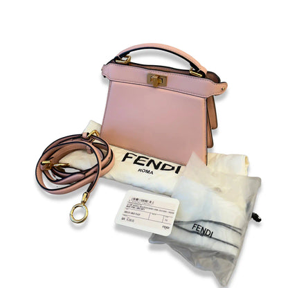 FENDI BABY PINK PEEKABOO ISEEU PETITE BAG