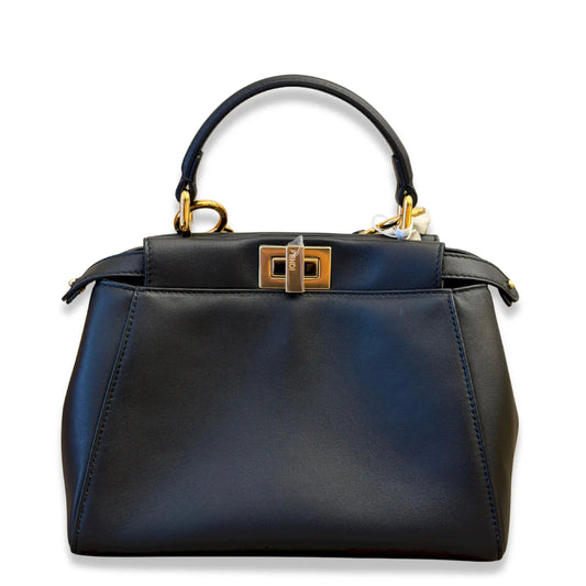 FENDI BLACK PEEKABOO MINI BAG