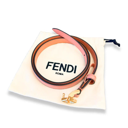 FENDI PINK LEATHER BELT