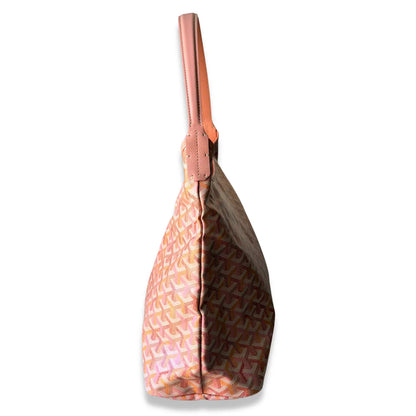 GOYARD PINK GOYARDINE HOBO BAG
