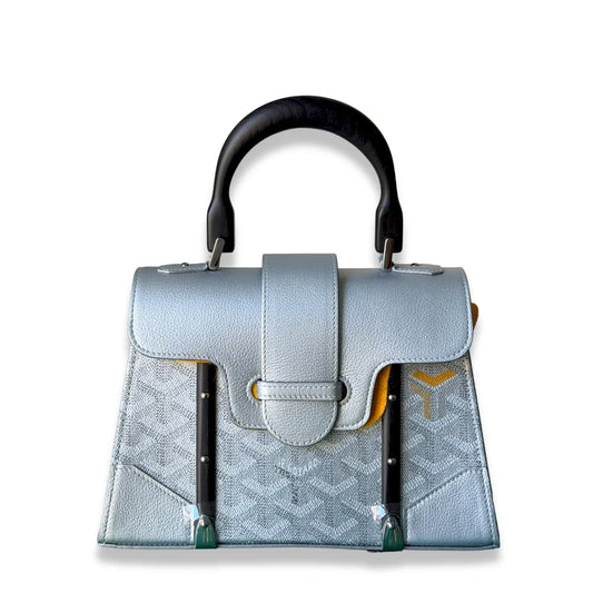 GOYARD SILVER SAÏGON MINI BAG