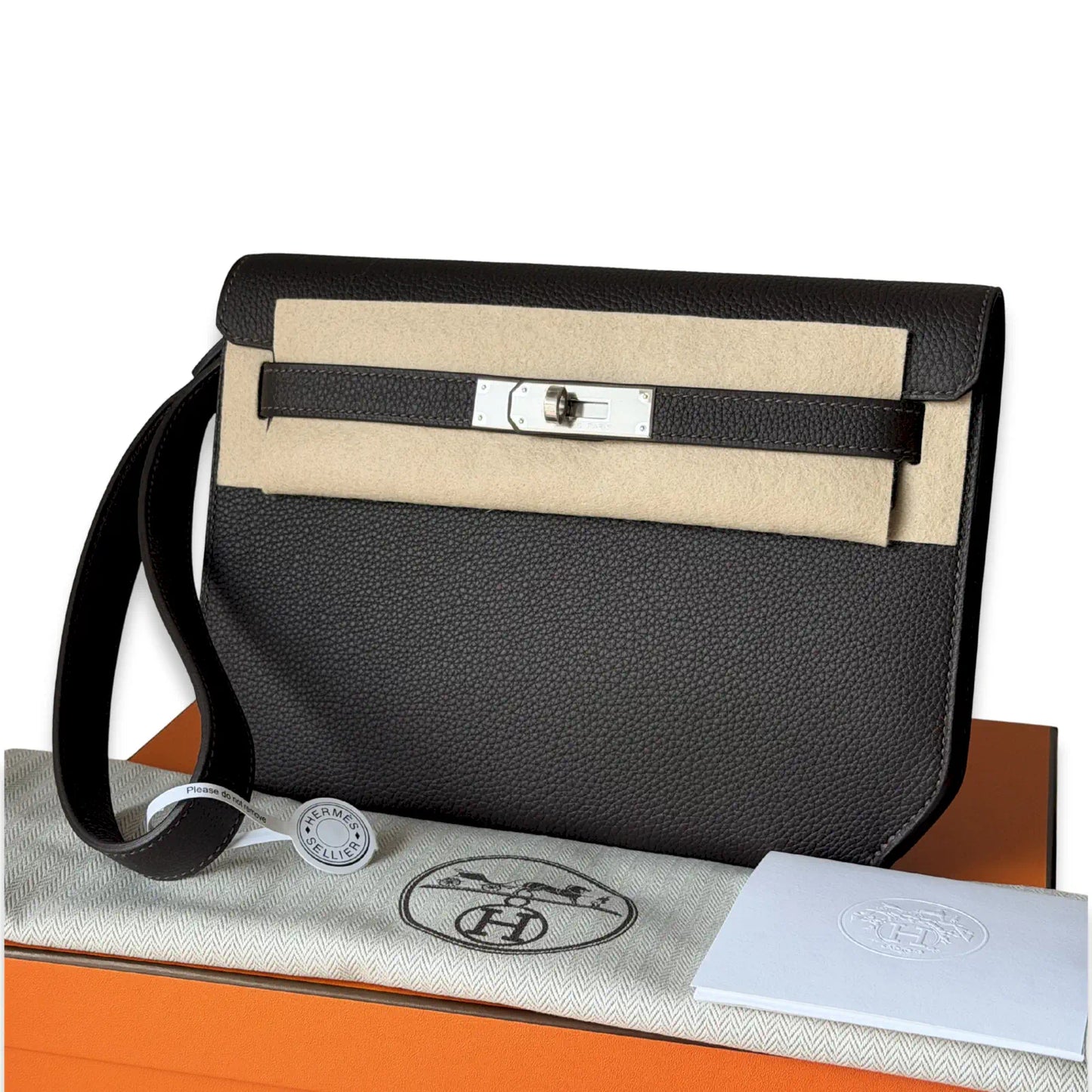 HERMÈS BAI BRUN KELLY DEPECHES BAG