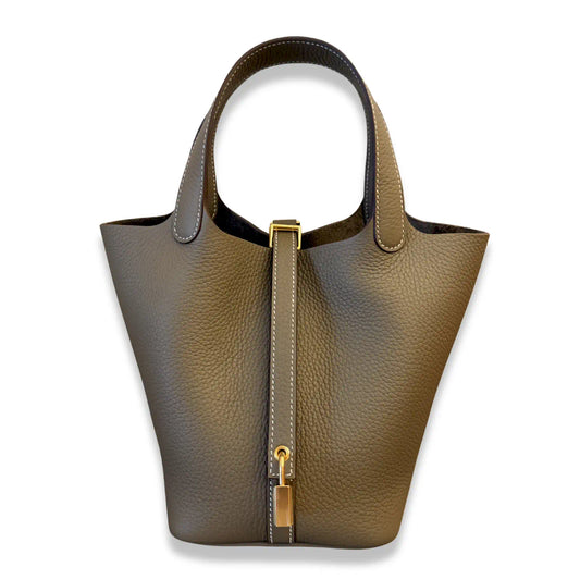 HERMÈS ETOUPE PICOTIN LOCK 18 BAG