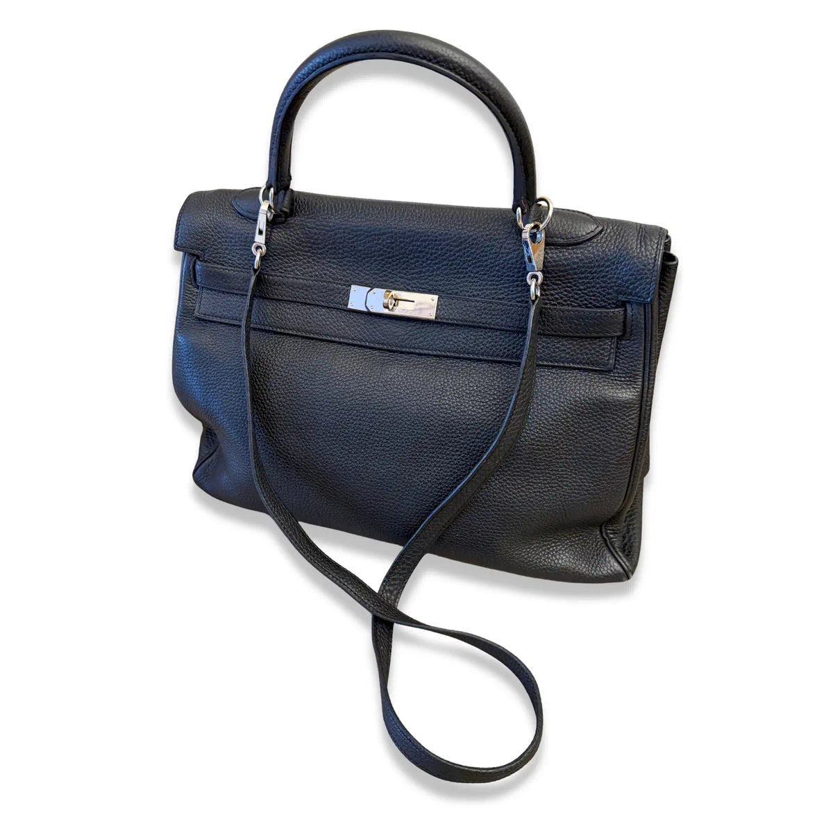HERMÈS BLACK KELLY 35 BAG