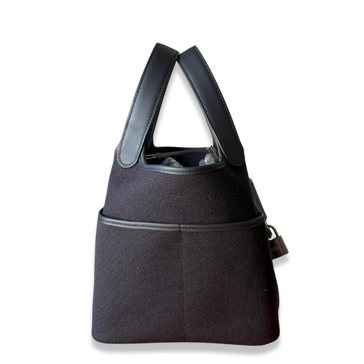 HERMÈS BLACK PICOTIN 18 CARGO BAG