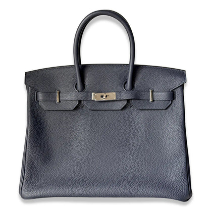 HERMÈS BLEU SAPHIR BIRKIN 35 BAG