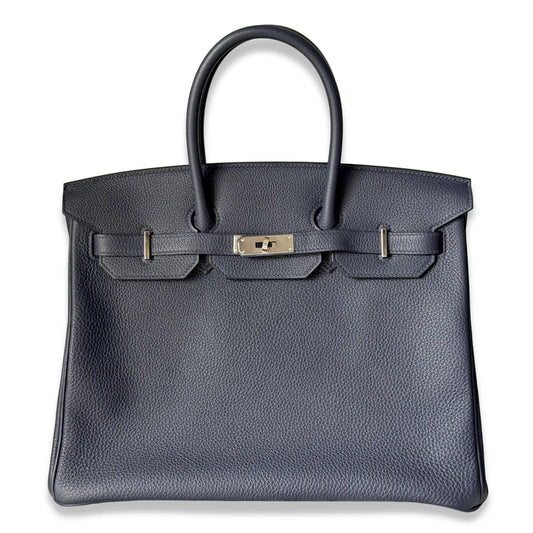 HERMÈS BLEU SAPHIR BIRKIN 35 BAG