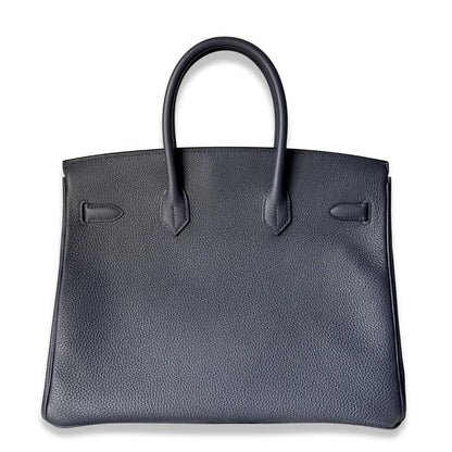 HERMÈS BLEU SAPHIR BIRKIN 35 BAG