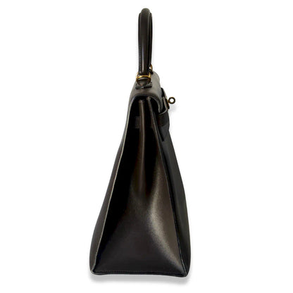 HERMÈS DARK BROWN KELLY 35 BAG
