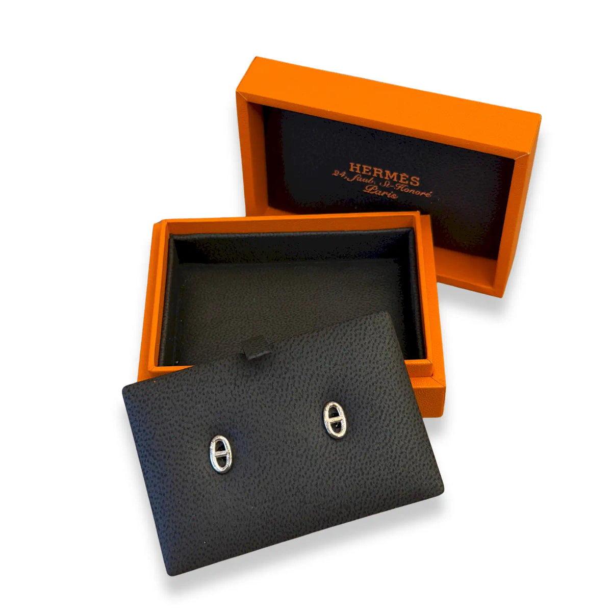 HERMÈS FARANDOLE MINI SILVER EARRINGS
