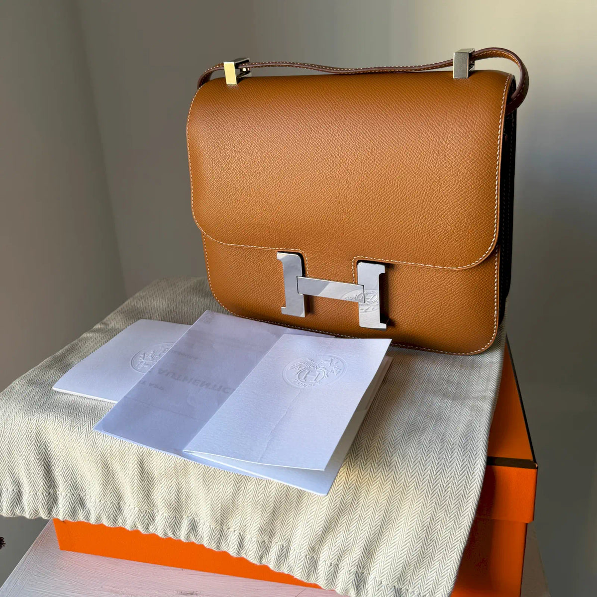 HERMÈS GOLD CONSTANCE 24 BAG