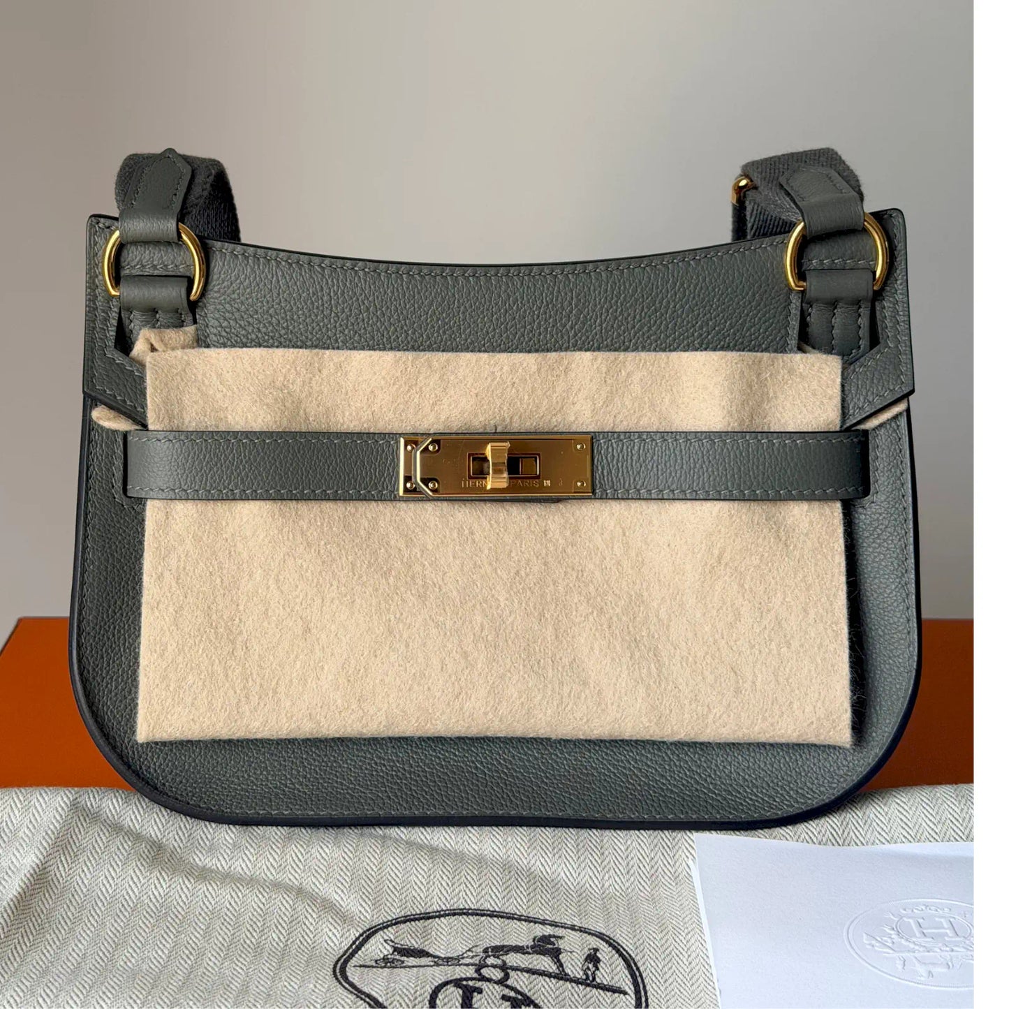 HERMÈS GRIS MEYER JYPSIÈRE MINI BAG