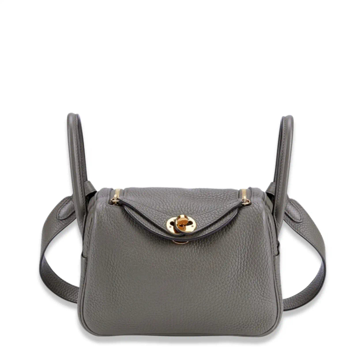 HERMÈS GRIS MEYER LINDY MINI BAG