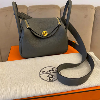 HERMÈS GRIS MEYER LINDY MINI BAG