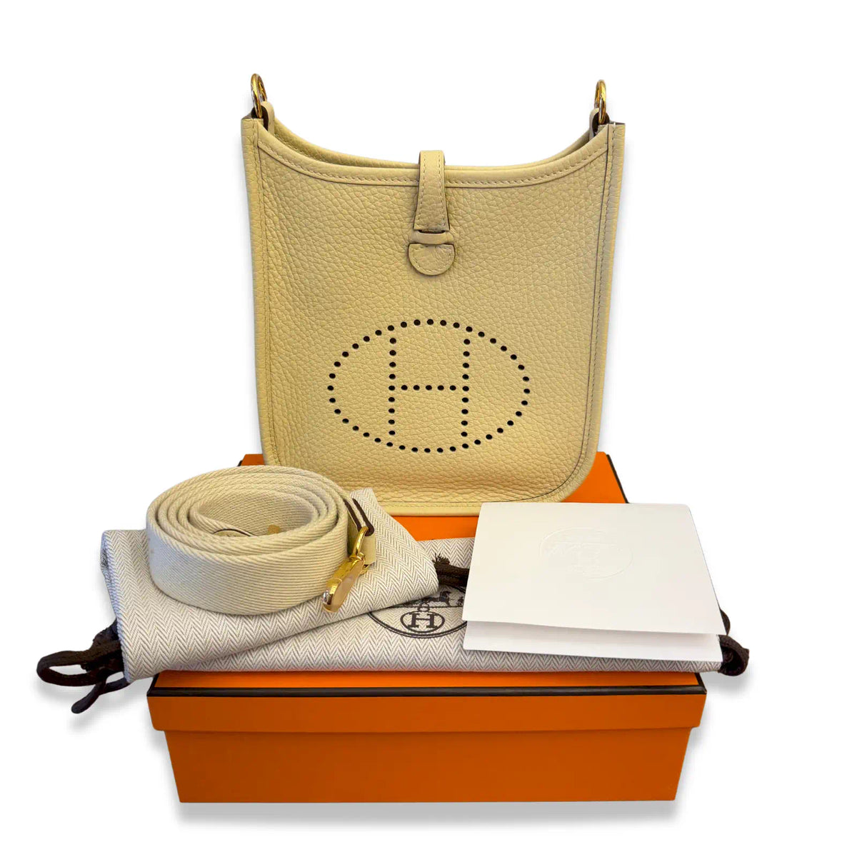 HERMÈS JAUNE MILTON EVELYNE 16 AMAZONE BAG