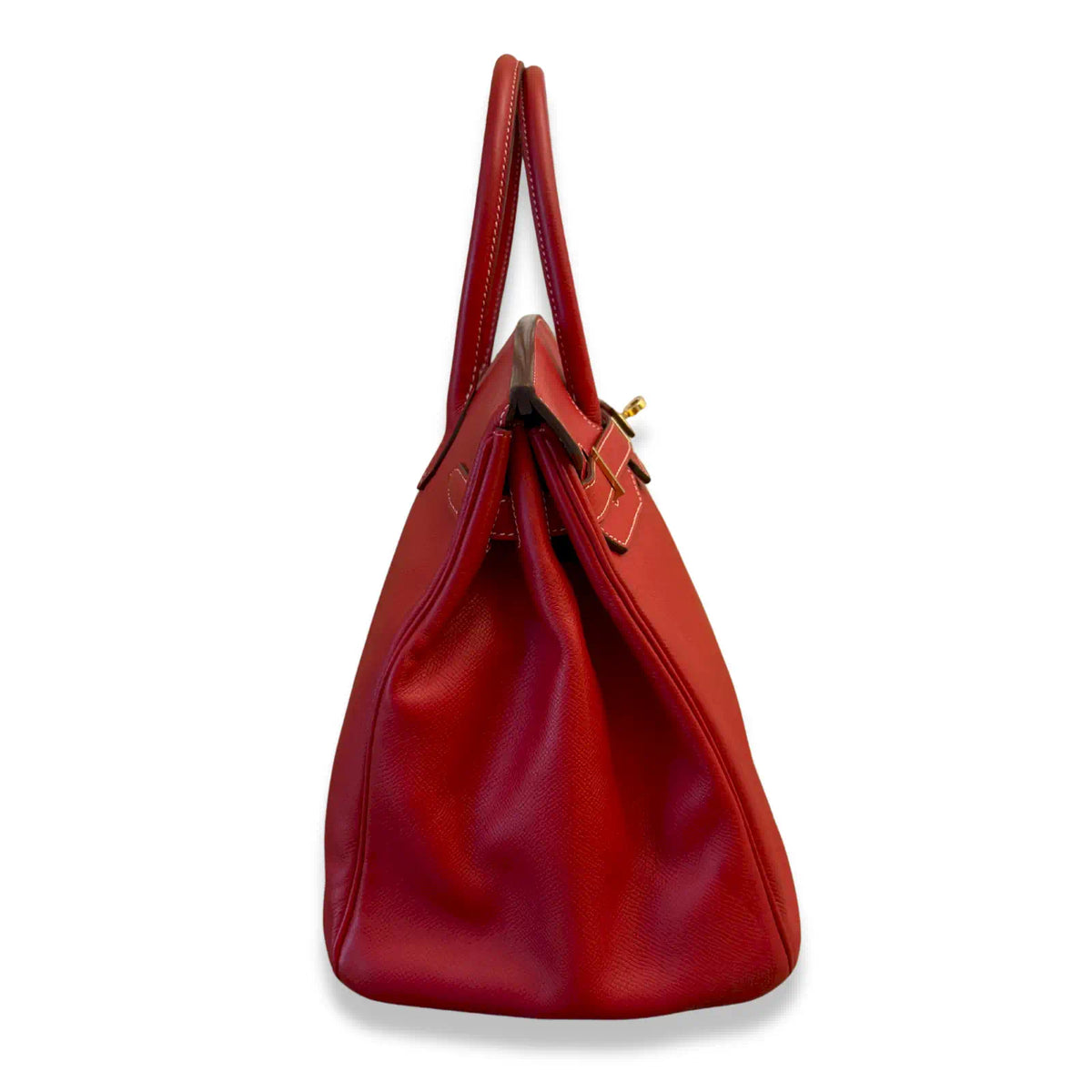HERMÈS RED BIRKIN 35 EPSOM LEATHER BAG