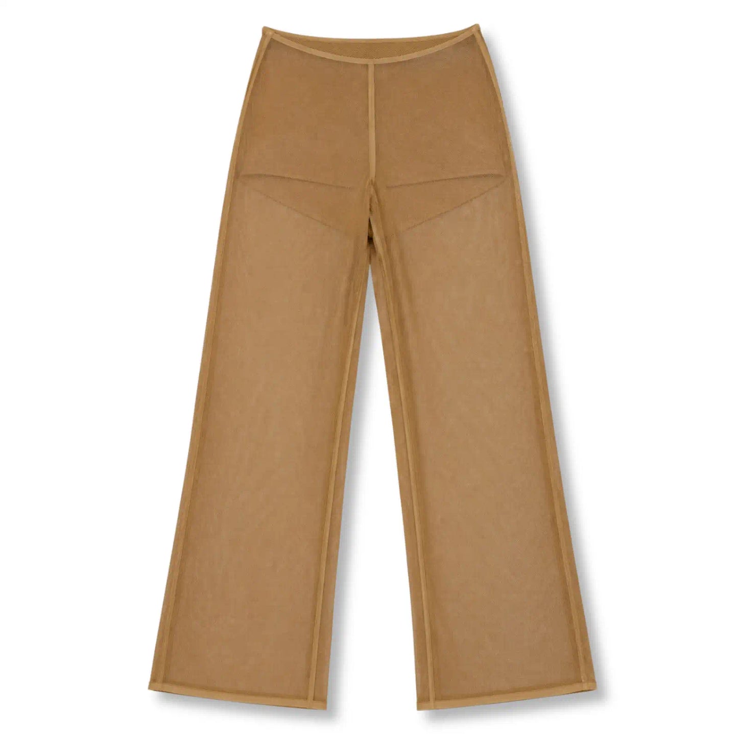 HERMÈS SILK-BLEND SHEER MESH TROUSERS WITH SHORTS