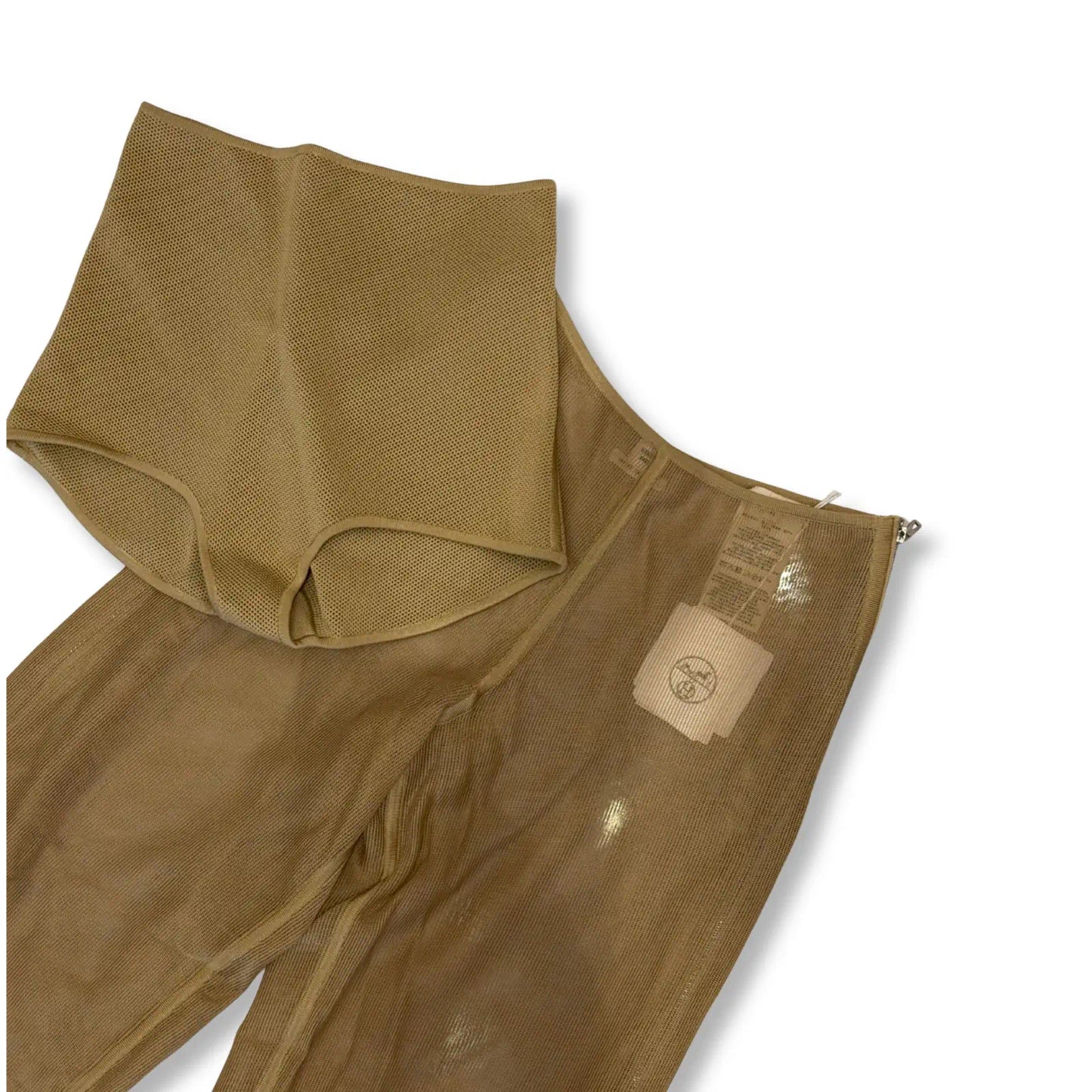 HERMÈS SILK-BLEND SHEER MESH TROUSERS WITH SHORTS
