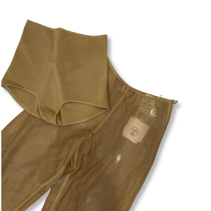 HERMÈS SILK-BLEND SHEER MESH TROUSERS WITH SHORTS