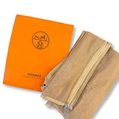HERMÈS SILK-BLEND SHEER MESH TROUSERS WITH SHORTS