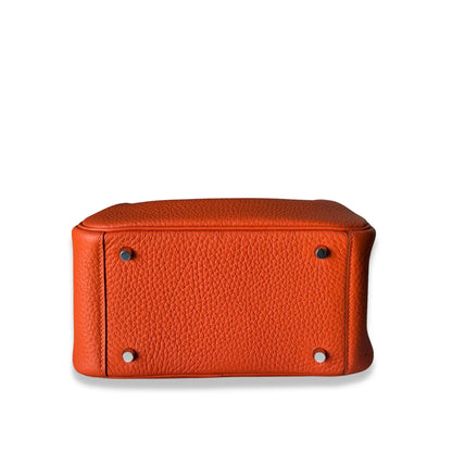 HERMÈS TANGERINE MINI LINDY BAG