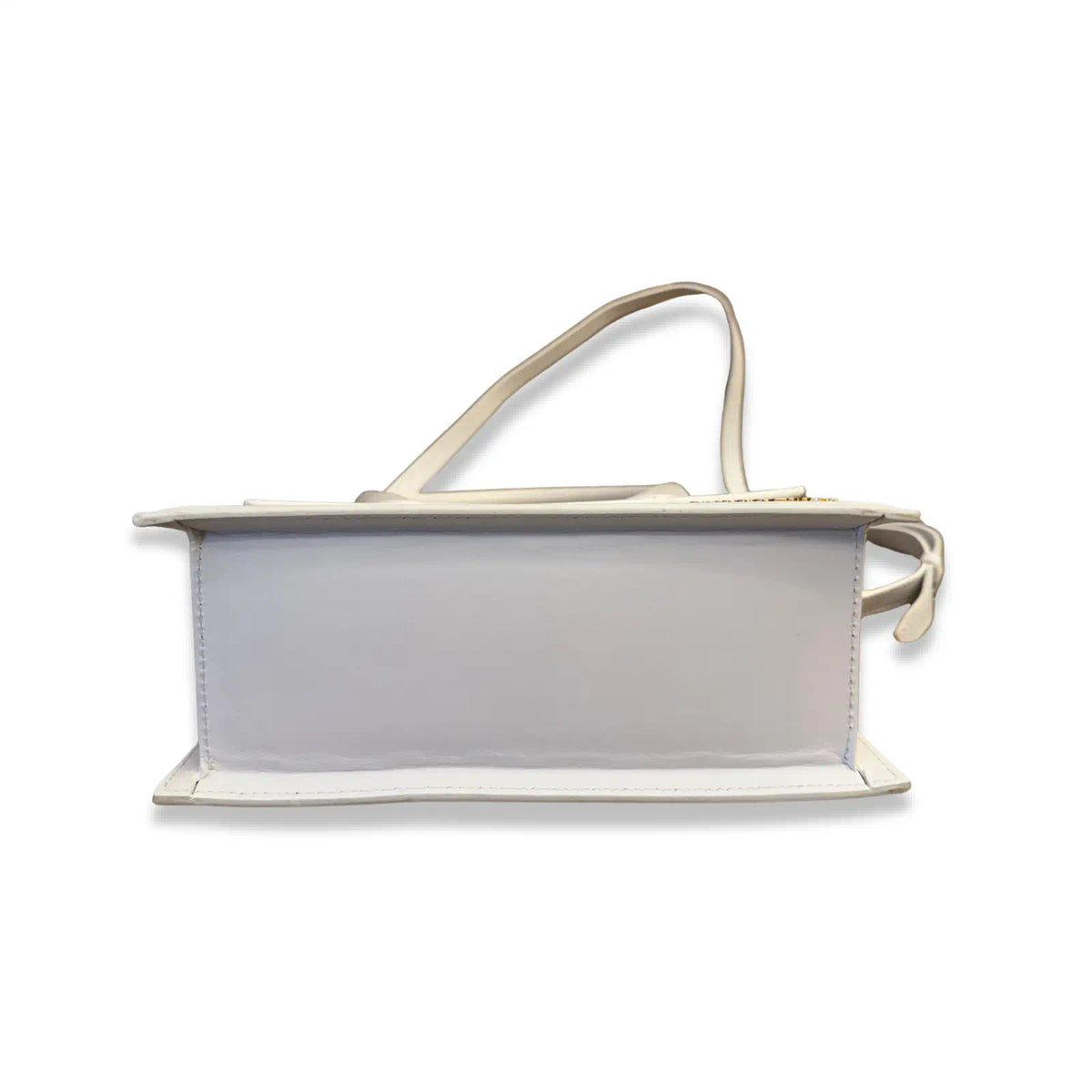 JACQUEMUS WHITE LARGE CHIQUITO BAG