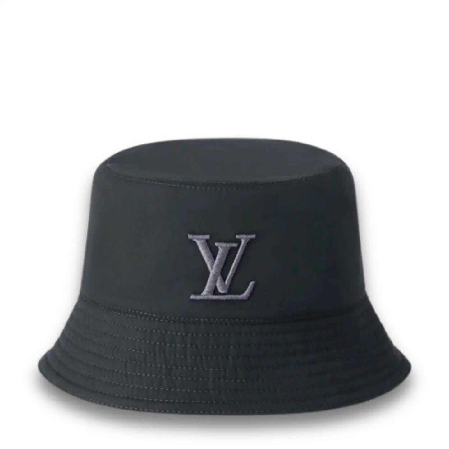 LOUIS VUITTON BLACK LV INITIALS BUCKET HAT