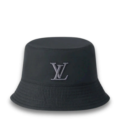 LOUIS VUITTON BLACK LV INITIALS BUCKET HAT