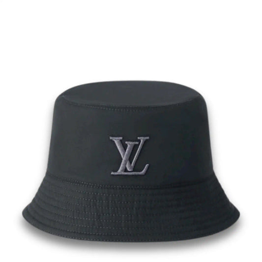 LOUIS VUITTON BLACK LV INITIALS BUCKET HAT