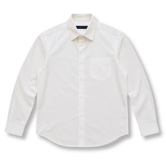 LOUIS VUITTON WHITE EMBROIDERED LONG SLEEVE SHIRT