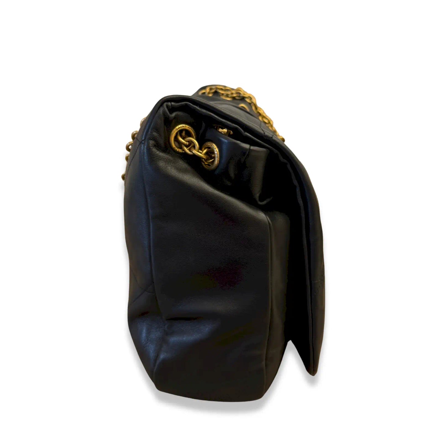 SAINT LAURENT BLACK JAMIE GIANT 7 BAG