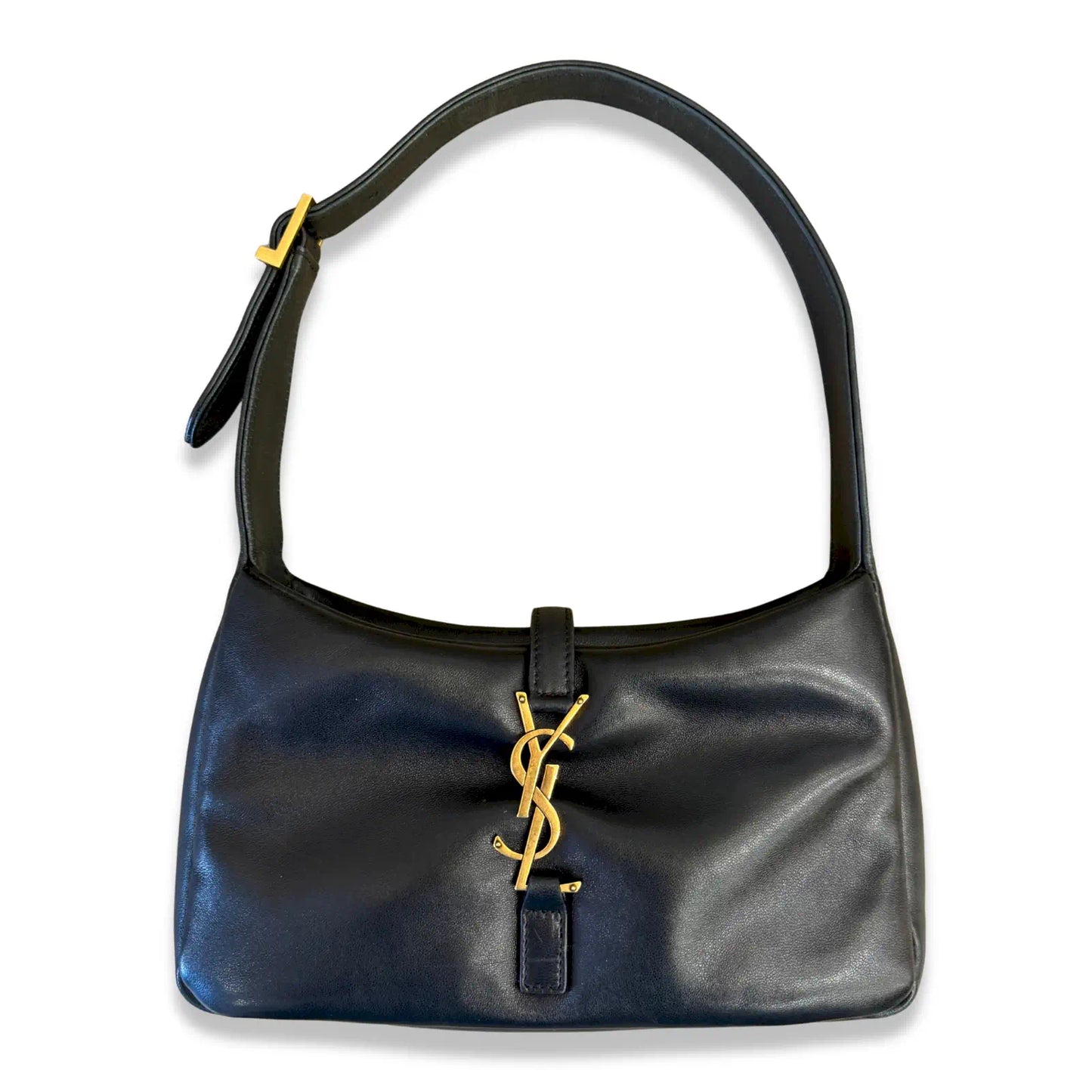 SAINT LAURENT BLACK LE 5 À 7 SUPPLE SMALL BAG