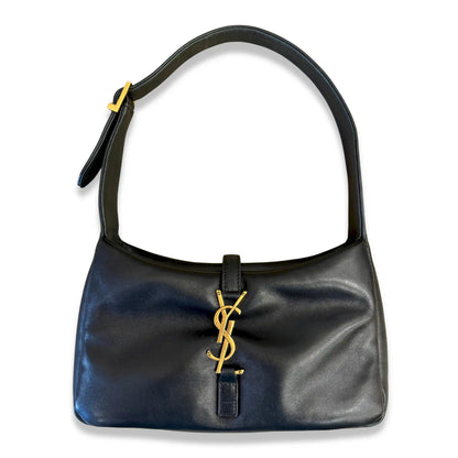 SAINT LAURENT BLACK LE 5 À 7 SUPPLE SMALL BAG