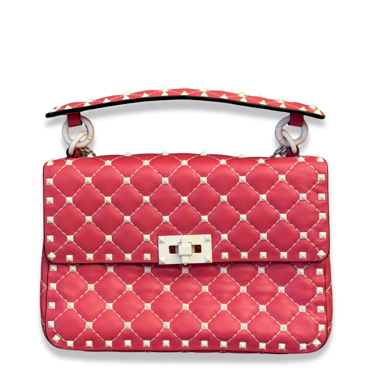 VALENTINO GARAVANI PINK ROCKSTUD SPIKE BAG
