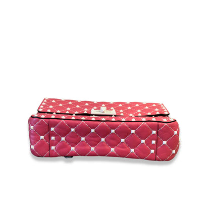 VALENTINO GARAVANI PINK ROCKSTUD SPIKE BAG