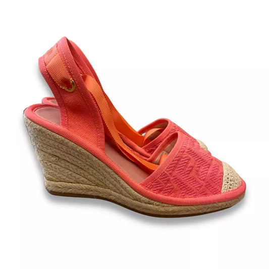 Fendi PINK FABRIC ESPADRILLES
