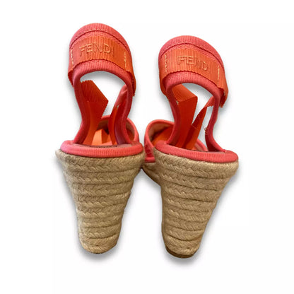 Fendi PINK FABRIC ESPADRILLES