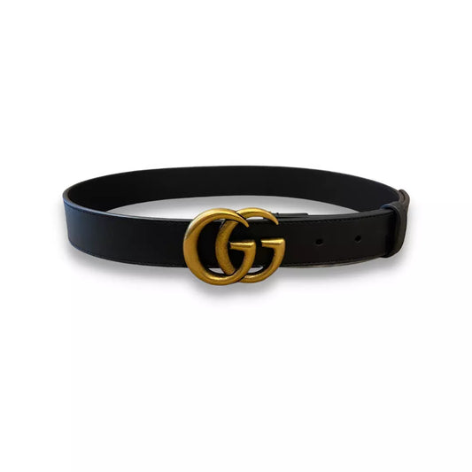 GUCCI  DOUBLE G  BROWN BELT