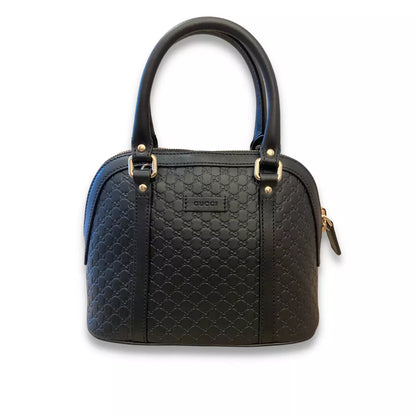 GUCCI BLACK MICROGUCCISIMO BAG
