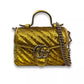 GUCCI GOLD SEQUIN GG MARMONT  BAG
