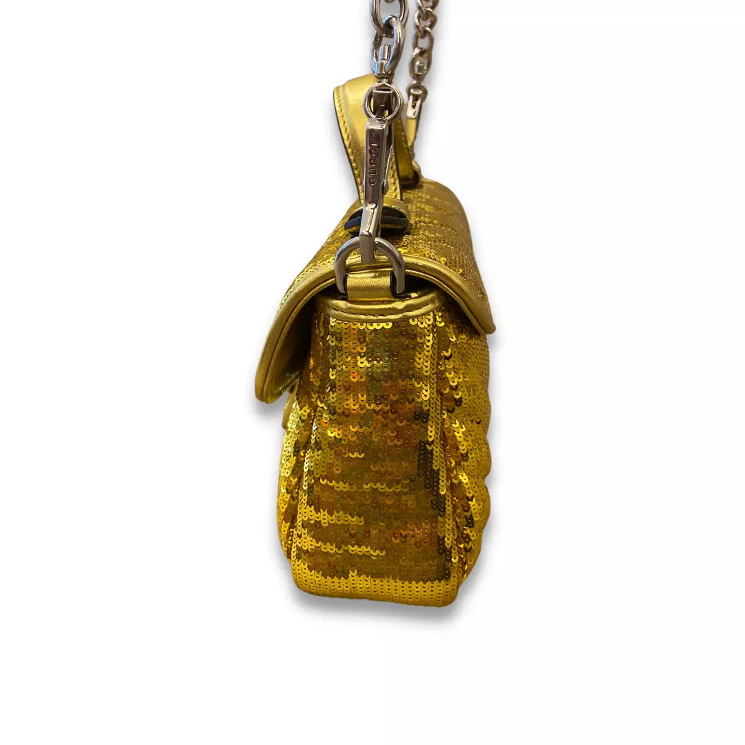 Gucci purse with gold chain online