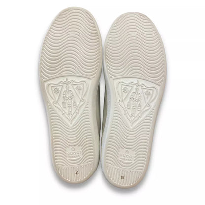 GUCCI WHITE/RED ACE SNEAKERS