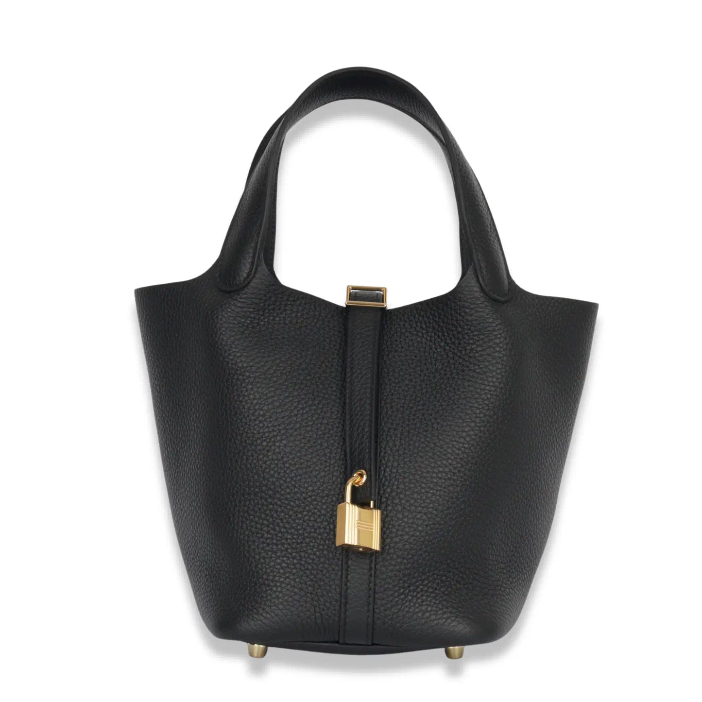 HERMÈS BLACK PICOTIN LOCK 18 BAG