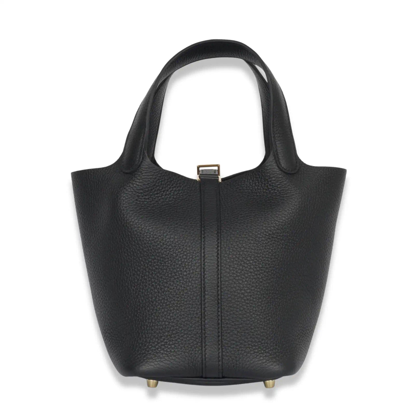 HERMÈS BLACK PICOTIN LOCK 18 BAG