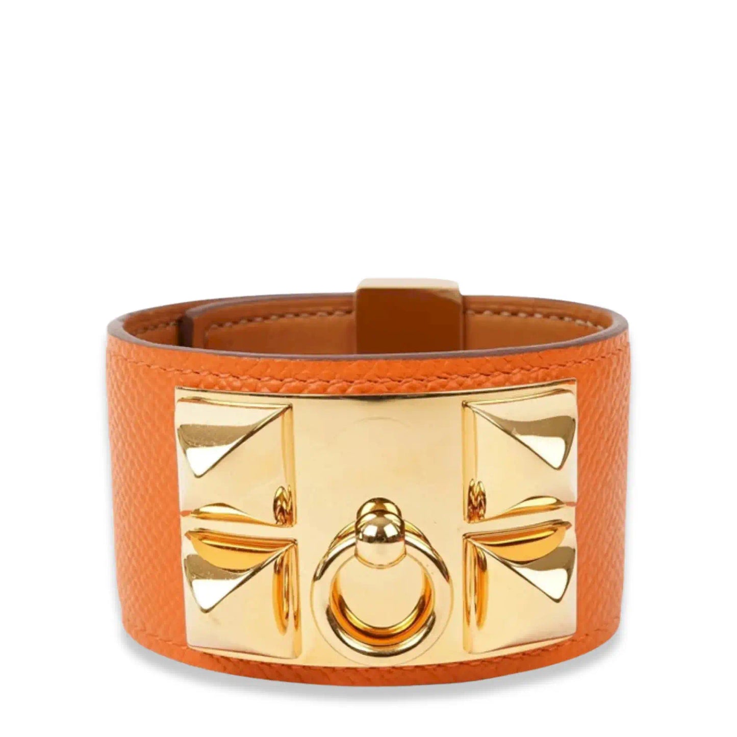 HERMÈS ORANGE COLLIER DE CHIEN BRACELET