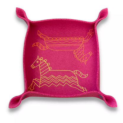BANDEJA DE CAMBIO GRANDE HERMÈS PINK EPOPÉE